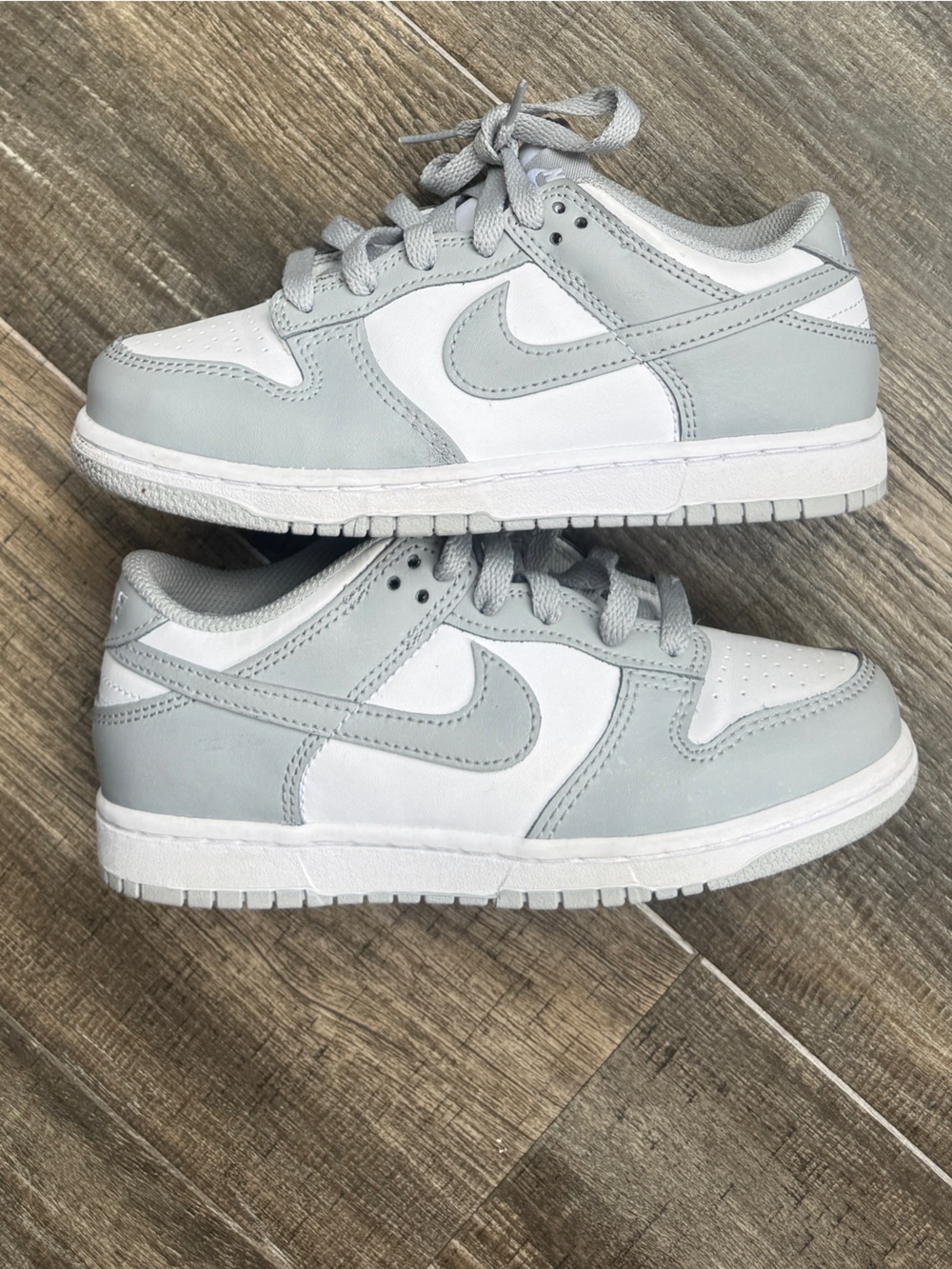 Nike dunk low Sneakers in Light Grey & White 2y